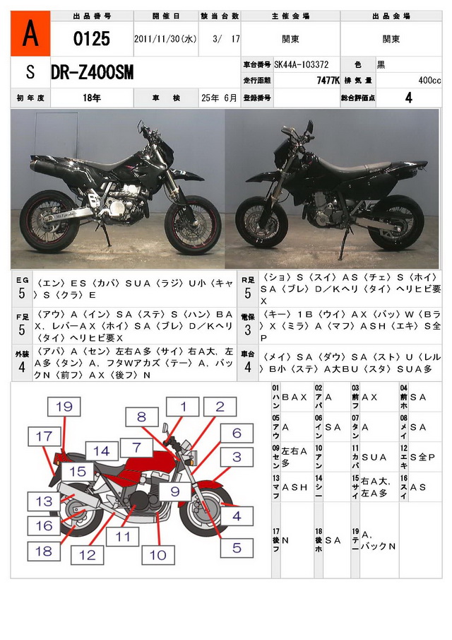 Купить мотоцикл Suzuki DR-Z400SM 2007 фото 1